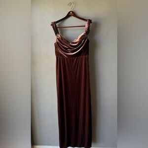 Revelry Brown Velvet Dress ~ Size 14